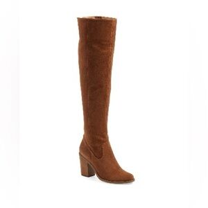 Steve Madden Tan Over the Knee Boots